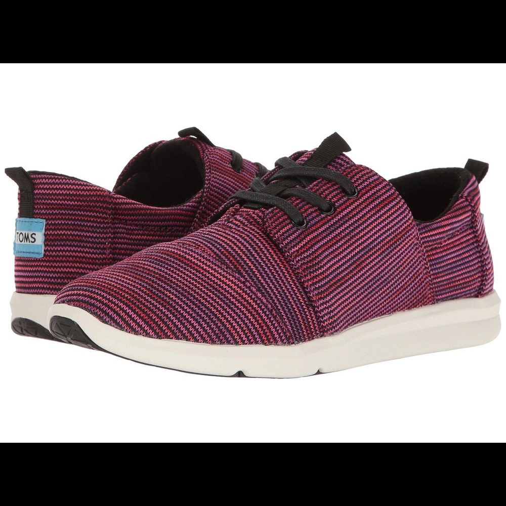 NWOB Toms Del Rey Sneakers in Plum Size 10